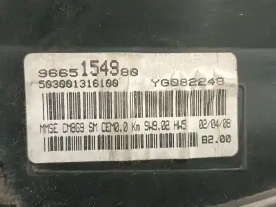 Peça sobressalente para automóvel em segunda mão quadrante por citroen berlingo multispace (b9) 1.6 hdi 75 16v referências oem iam 9665154980 555001310102 503001316100