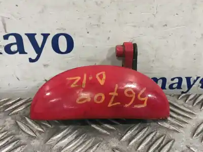 Peça sobressalente para automóvel em segunda mão puxador exterior dianteiro esquerdo por peugeot 107 (pm_, pn_) 1.4 hdi referências oem iam 