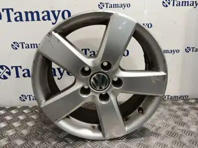 Pezzo di ricambio per auto di seconda mano Cerchione in lega per VOLKSWAGEN GOLF V (1K1) 1.4 TSI Riferimenti OEM IAM 110601025M  