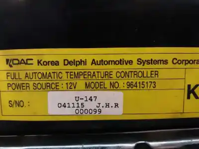Second-hand car spare part climate control for chevrolet tacuma cdx oem iam references 96415173  
