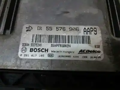 Second-hand car spare part ecu engine control for opel insignia berlina cosmo oem iam references 0281017105  55576906