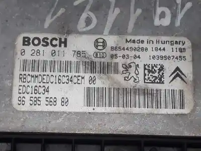 Tweedehands auto-onderdeel ecu motorcontroller voor citroen c2 sx oem iam-referenties 0281011785  9658556880