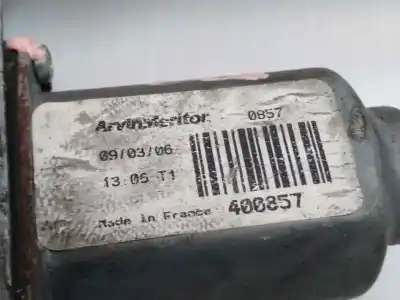 Second-hand car spare part passenger side right window regulator for renault clio iii pack dynamique oem iam references 400857  