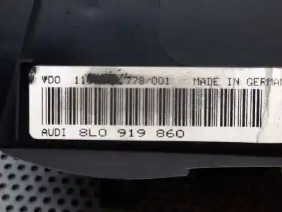 Second-hand car spare part dashboard for audi a3 (8l) 1.9 tdi oem iam references 8l0919860  
