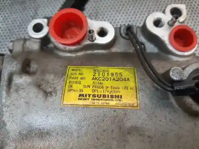 Second-hand car spare part air conditioning compressor for mitsubishi eclipse (d30) gs climatizado oem iam references 2101955  akc201a204a