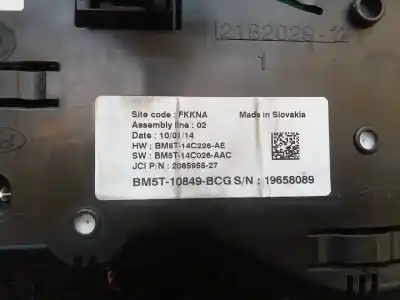 Second-hand car spare part dashboard for ford c-max trend oem iam references bm5t10849bcg  