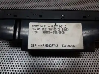 Tweedehands auto-onderdeel klimaatcontrole voor bmw serie 5 berlina (e39) 520i oem iam-referenties 641183749510 00126713 900250380000