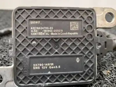 Peça sobressalente para automóvel em segunda mão sonda lambda por dacia sandero stepway comfort referências oem iam 227901461r 180902000519 a2c16634700