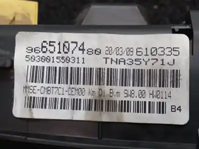 Peça sobressalente para automóvel em segunda mão quadrante por peugeot 308 confort referências oem iam 9665107480 503001550311 610335