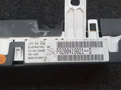 Second-hand car spare part dashboard for renault modus confort dynamique oem iam references p8200418021d  