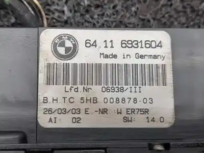 Second-hand car spare part climate control for bmw serie 3 compact (e46) 320td oem iam references 64116931604  5hb00887803