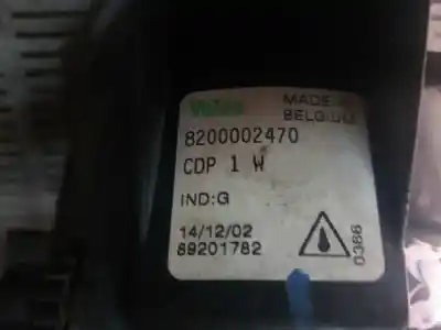 Автозапчасти б/у правая противотуманная фара за renault clio ii fase ii (b/cb0) 1.5 dci diesel 65 cv / 48 kw ссылки oem iam 8200002470  