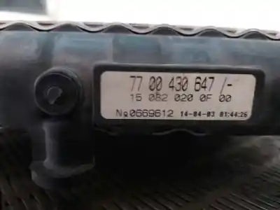 Автозапчастина б/у водяний радіатор для renault clio ii fase ii (b/cb0) 1.2 посилання на oem iam 7700430647  