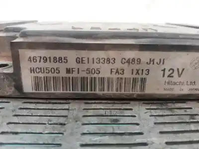 Second-hand car spare part ecu engine control for fiat stilo (192) 1.8 16v cat oem iam references 46791885  