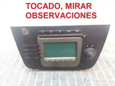 Tweedehands auto-onderdeel audiosysteem / radio-cd voor seat altea (5p1) stylance / style oem iam-referenties 