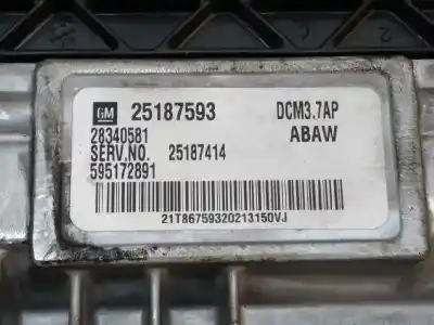 Second-hand car spare part ecu engine control for chevrolet orlando lt+ oem iam references 25187593 25187414 28340581