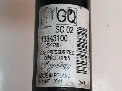 Second-hand car spare part front right shock absorber for opel corsa d expression oem iam references 13343100  