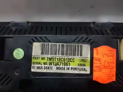 Second-hand car spare part climate control for ford focus lim. (cb4) titanium oem iam references 7m5t18c612cc  