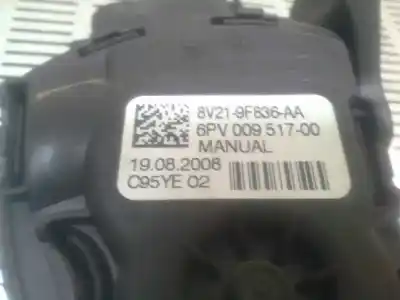 Автозапчастина б/у педальний потенціометр для ford fiesta (cb1) 1.4 tdci cat посилання на oem iam 8v219f836aa  6pv00951700 Автозапчастина б/у педальний потенціометр для ford fiesta (cb1) 1.4 tdci cat посилання на oem iam 8v219f836aa  6pv00951700