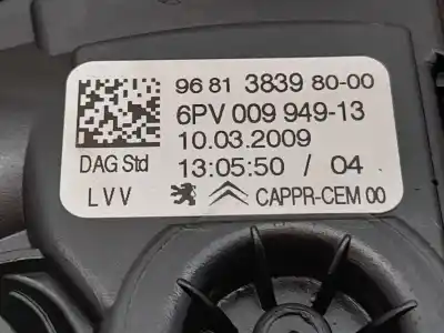 Автозапчасти б/у педальный потенциометр за citroen c3 picasso sx ссылки oem iam 9681383980  6pv00994913