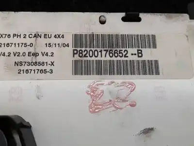 Автозапчасти б/у приборная доска за renault kangoo (f/kc0) alize ссылки oem iam p8200716652b  