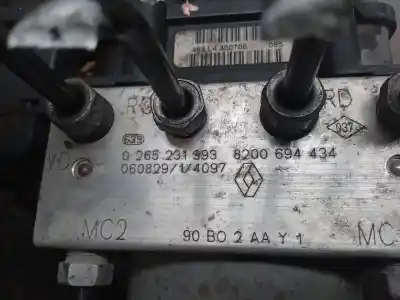 Peça sobressalente para automóvel em segunda mão abs por dacia logan básico referências oem iam 0265231993  8200694434