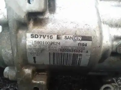 Peça sobressalente para automóvel em segunda mão compressor de ar condicionado a/a a/c por dacia logan básico referências oem iam 1194 82000526884a 5801002624
