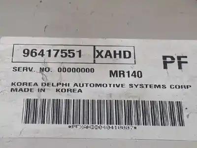 Second-hand car spare part ecu engine control for daewoo kalos 1.4 se oem iam references 96417551  