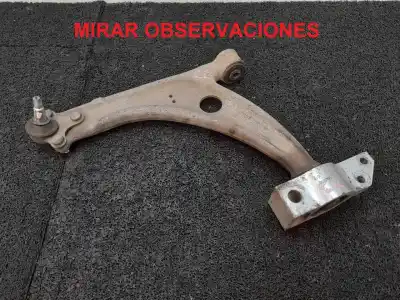 Peça sobressalente para automóvel em segunda mão braço de suspensão inferior esquerdo dianteiro por volkswagen passat berlina (3c2) highline referências oem iam 
