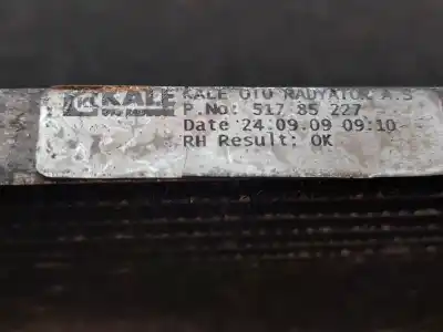 Second-hand car spare part air conditioning condenser / radiator for fiat linea (110) emotion oem iam references 51785227  195700