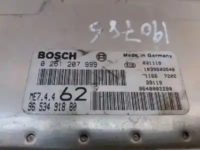 Second-hand car spare part ecu engine control for citroen c2 vtr oem iam references 0261207999  9653491880