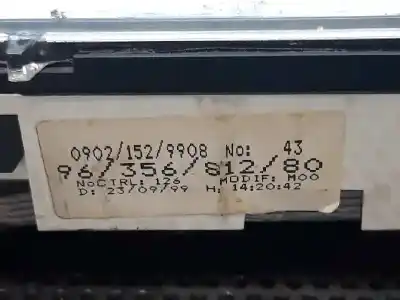 Peça sobressalente para automóvel em segunda mão quadrante por citroen berlingo 1.9 d x familiar referências oem iam 6113vl  09021529908