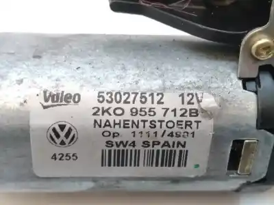 Автозапчастина б/у двигатель заднього склоочисника для volkswagen caddy ka/kb (2k) 2.0 sdi посилання на oem iam 2k0955712b  53027512