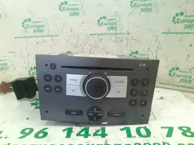Second-hand car spare part audio system / radio cd for opel astra h berlina 1.7 16v cdti oem iam references cd30 cd30 13190856