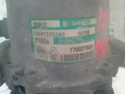 Second-hand car spare part air conditioning compressor for renault clio ii fase ii (b/cb0) 1.5 dci diesel 65 cv / 48 kw oem iam references 1416h 7700273801 