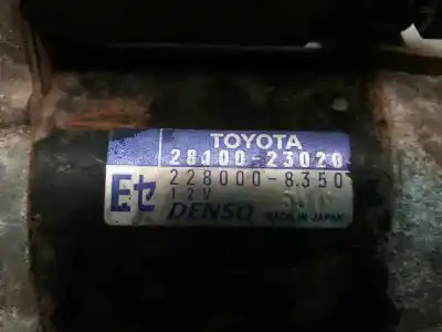 Автозапчасти б/у двигатель запускается за toyota yaris (ncp1/nlp1/scp1) 1.0 cat ссылки oem iam 2810023020  2280008350