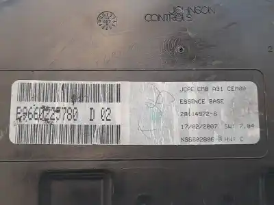 Peça sobressalente para automóvel em segunda mão quadrante por citroen c2 (jm_) 1.1 referências oem iam 9660225780  