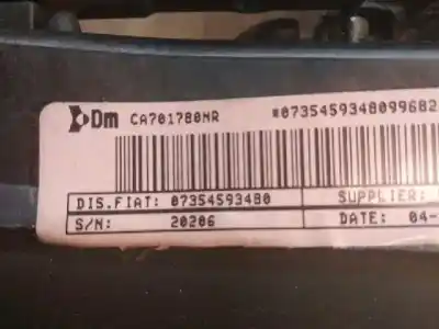 Автозапчастина б/у комплект подушки безпеки для lancia ypsilon (101) 1.4 16v platino посилання на oem iam   