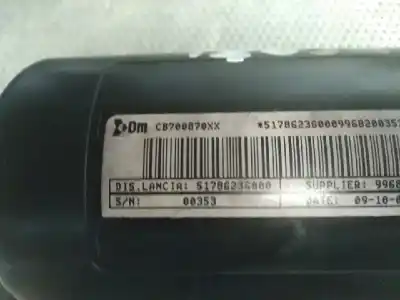 Автозапчастина б/у комплект подушки безпеки для lancia ypsilon (101) 1.4 16v platino посилання на oem iam   