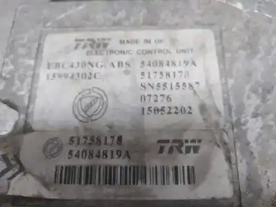 Автозапчастина б/у абс для lancia ypsilon (101) 1.4 16v platino посилання на oem iam 54084819a 15994302c 51758178