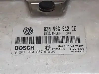 Автозапчасти б/у блок управления двигателем за skoda fabia (6y2/6y3) comfort ссылки oem iam 0281010257  038906012ce