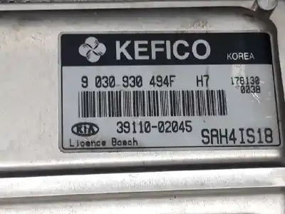 Second-hand car spare part ecu engine control for kia picanto 1.1 cat oem iam references 9030930494f  3911002045