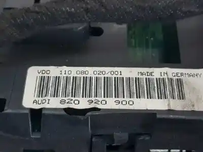 Peça sobressalente para automóvel em segunda mão quadrante por audi a2 (8z) 1.4 tdi (55kw) referências oem iam 8z0920900  110080020001