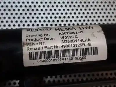 Second-hand car spare part steering rack for dacia duster ambiance 4x2 oem iam references 490010125rb  a0029803c