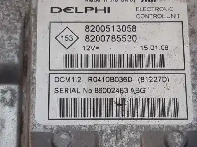 Second-hand car spare part ecu engine control for dacia logan laureate oem iam references 8200513058  8200785530