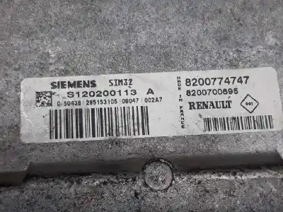 Second-hand car spare part ecu engine control for renault twingo acces oem iam references 8200774747 s120200113a 8200700695