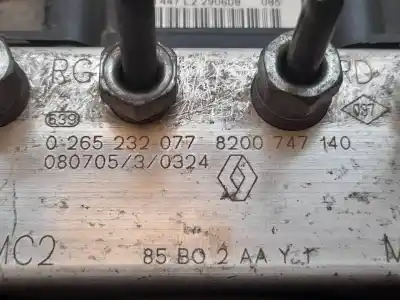 Peça sobressalente para automóvel em segunda mão abs por renault clio iii style referências oem iam 0265232077 0265800559 8200747140