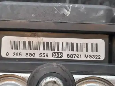 Peça sobressalente para automóvel em segunda mão abs por renault clio iii style referências oem iam 0265232077 0265800559 8200747140