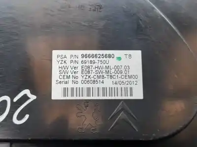 Peça sobressalente para automóvel em segunda mão quadrante por peugeot 3008 active referências oem iam 9666625680  