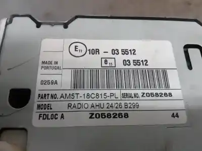 Автозапчастина б/у аудіо система / радіо cd для ford fiesta (ccn) black edition посилання на oem iam am5t18c815pl  